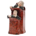 A 19th Century Staffordshire Parson in the Pulpit or the Vicar and Moses,