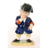 A 19th Century Staffordshire figural model of a 'snuff taker',