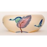Clarice Cliff - Opalesque - Slimbridge - A shape 54 bowl circa 1934 hand painted with a stylised