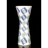 Poole Pottery - A 1950s Freeform shape 719 vase decorated in the HOL pattern,