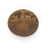 Albert Marionnet - A gilded bronze pin dish of circular form,