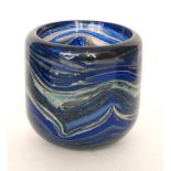Isle of Wight - A later 20th Century Archive glass vase of sleeve form,