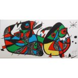 After Joan Miro (1893-1983) - 'Untitled', lithograph, signed in the stone,