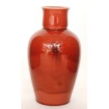 William Moorcroft - An early 20th Century Flamminian bottle vase decorated with three tubelined