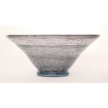 WMF (Wurttembergische Metallwarenfabrik) - An Ikora glass bowl of footed conical form,
