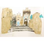 Paul Hogarth, OBE, RA (1917-2001) - 'The Gates of Fez', lithograph, signed in pencil,
