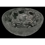 Rene Lalique - A post war Pinsons bowl, pattern No 5747,