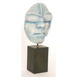 Tom Millard - A contemporary ceramic sculpture entitled Aviator Series modelled as a face with