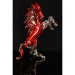 In the manner of Zanetti Vetreria Artistica - A large post Italian Murano glass figure of a