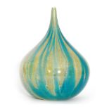 Michael Harris - Mdina - A later 20th Century glass Onion vase,