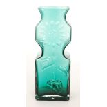 Frank Thrower - Dartington - A Sunflower glass vase, pattern FT35,