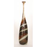 Michael Harris - Isle of Wight - A later 20th Century Archive Tortoiseshell Attenuated Bottle vase