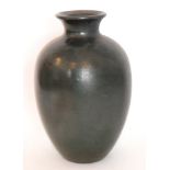 Martin Brothers - An early 20th Century vase of shouldered form with a flared collar neck decorated