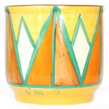 Clarice Cliff - Original Bizarre - A Heath fern pot circa 1929 hand painted with a band of