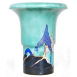 Clarice Cliff - Inspiration Caprice - A shape 373 Archaic vase circa 1929 hand painted with a