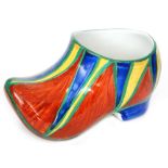 Clarice Cliff - Original Bizarre - A large Sabot circa 1928 hand painted with radial triangular