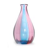 Fulvio Bianconi - Venini - An Italian Murano Spicchi glass vase circa 1953,
