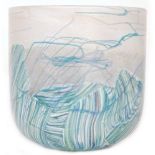 Michael Harris - Isle of Wight - A large later 20th Century Seascape Bell vase of sleeve form,