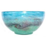 Monart - A large 1930s bowl of footed circular form, shape AF,