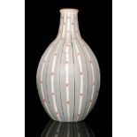 Poole Pottery - A 1950s Freeform shape 690 vase decorated in the YMP pattern,