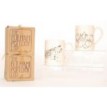 John Piper - Fulham Pottery - Two later 20th Century commemorative tankards,