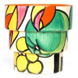 Clarice Cliff - Apples - A shape 421 fern pot,