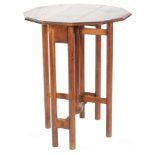 Gordon Russell of Broadway - An oak model 250 drop leaf occasional gate-leg table of octagonal form,