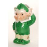 Mabel Lucie Attwell - Shelley - A Boo Boo milk jug modelled as a pixie in green costume,