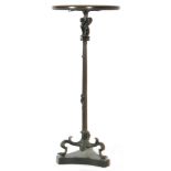 A 19th Century French Empire period bronze occasional table after the antique,