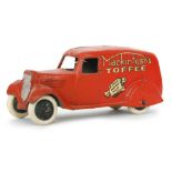 A Dinky No 280F Mackintosh's toffee delivery van, red white tyres.