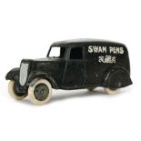 A Dinky No 28r Swan pens delivery van,