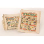 A large quantity of 1940s children's comics, Rainbow,