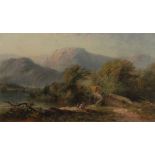 ELLEN PARTRIDGE (1844-1894) - Scene in Westmoreland, oil on canvas, signed and dated 1875,