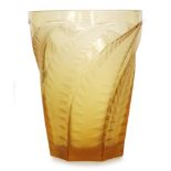 A 1930s Rene Lalique tumbler glass in the Hesperides design,