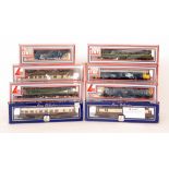 Six Lima 00 gauge diesel locomotives D814, W30W, 50043, D1003 also Express Parcels N0 22, No 29,