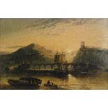 Amended description - ARTHUR JOSEPH MEADOWS - Berwick Sunrise, a view of Berwick on Tweed,