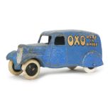 A Dinky No 28D Oxo delivery van 'Beef at its best' gold lettering on blue.