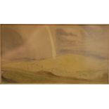 CHARLES MARCH GERE, RA (1869-1957) - The Rainbow, watercolour, signed, framed,