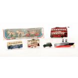 A Dinky Supertoys Regent tanker, repainted a Burago Citroen TA car,