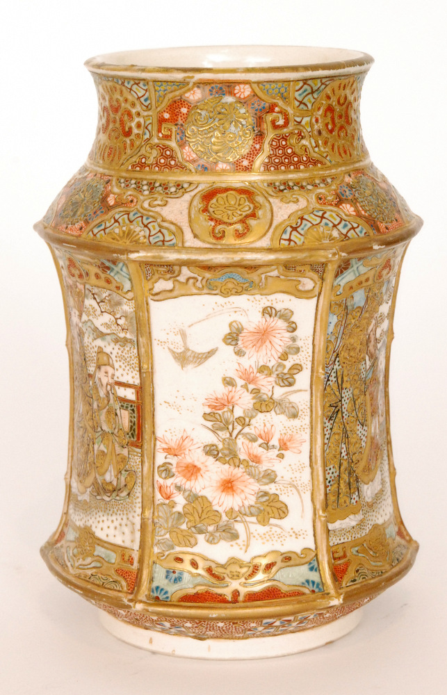 A late 19th Century Japanese Satsuma vase,