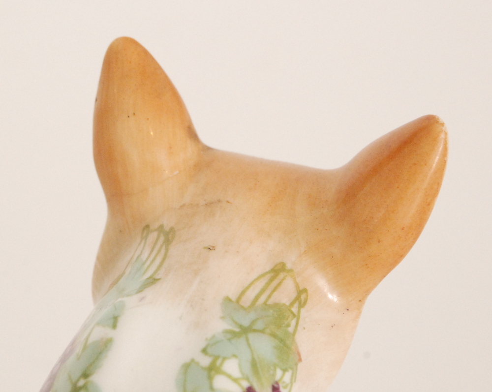 An early 20th Century Royal Doulton model of a seated fox with a wide grinning face, - Image 8 of 8