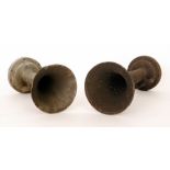 Two Hyson locomotive metal air horns,