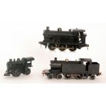 Possibly Bing O gauge 0-6-0 tank locomotive in black livery,