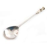 An Elizabeth I silver seal-top spoon later converted to an Apostle spoon,