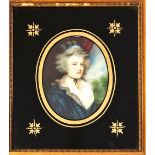 Andrew Plimer, British Miniaturist (1763 - 1837) "Viscountess Mountjoy,