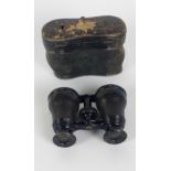 An unusual late 19th Century pair of French Opera Glasses,