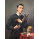 19th Century Italian School "Saint Aloysius de Gonzaga, S.J." O.O.C.