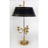 An attractive and fine quality ormolu three branch Candelabra in the Adams taste,