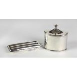 A 19th Century Chester silver Tea Caddy,