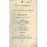 Donn (James) Hortus Cantabrigiensis; or A Catalogue of Plants Indigenous and Exotic, 8vo L.